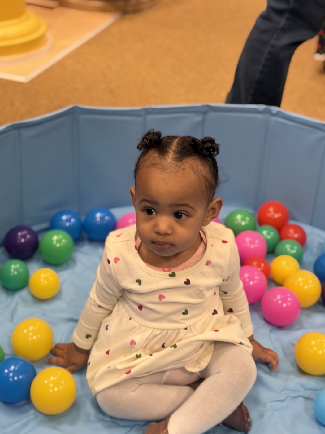 Spring exhibit learning moment