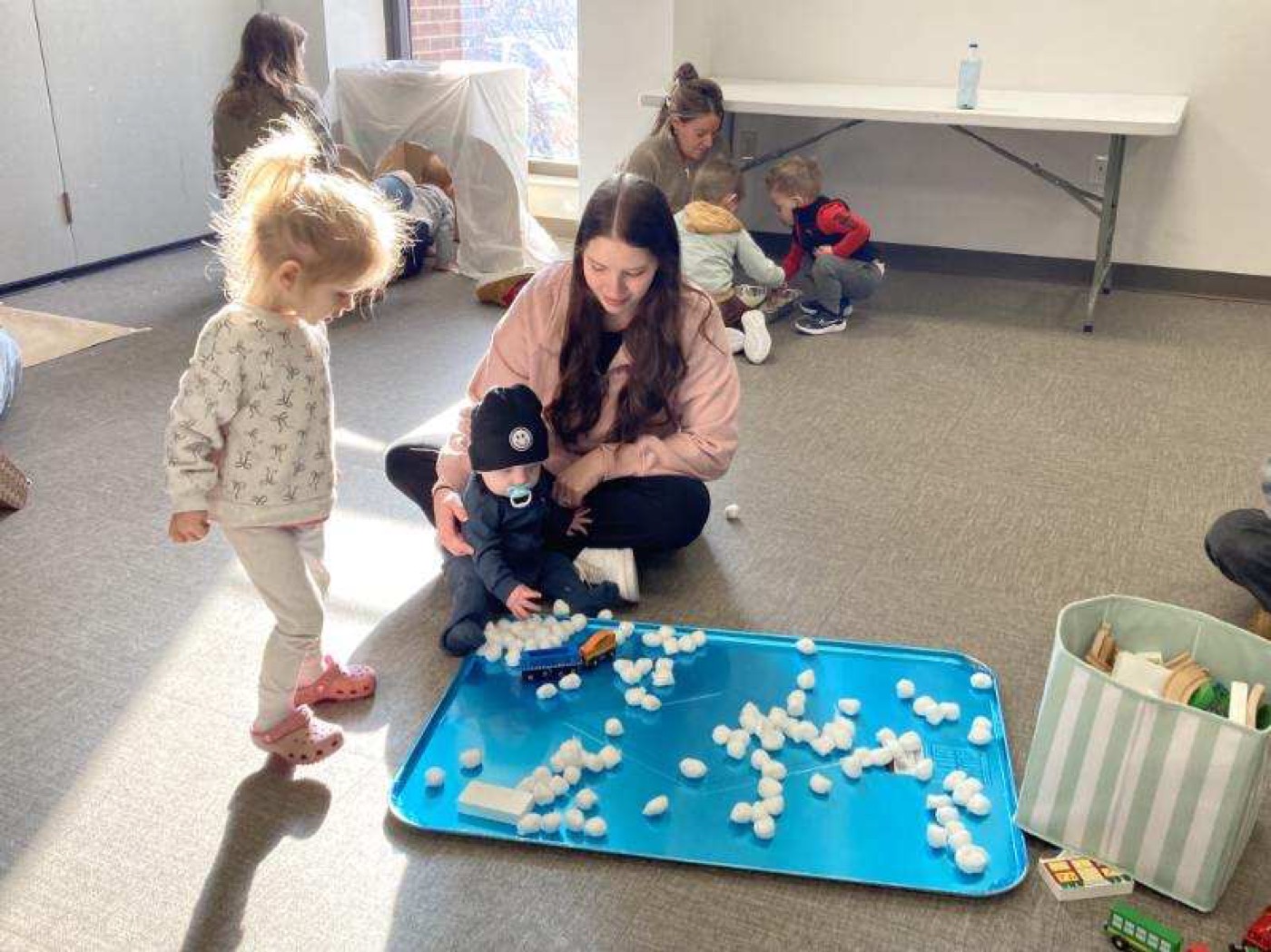 Winter exhibit learning moment